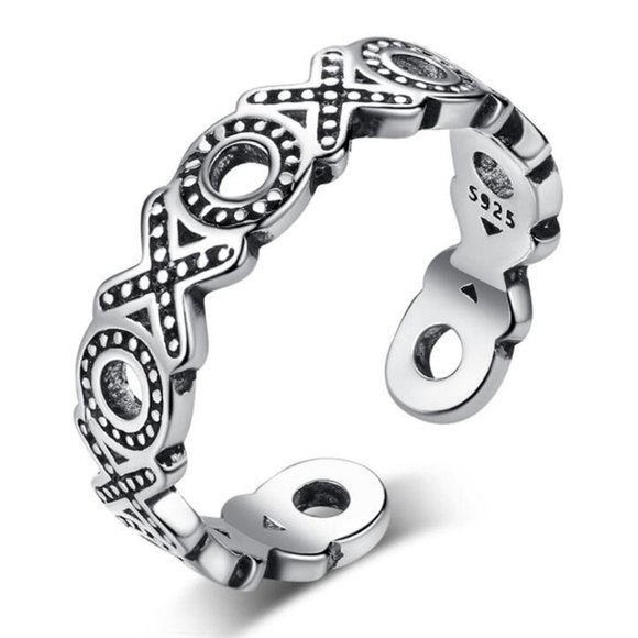 925 sterling silver Wedding/Engagement Rings, I701 - Picture 5 of 6